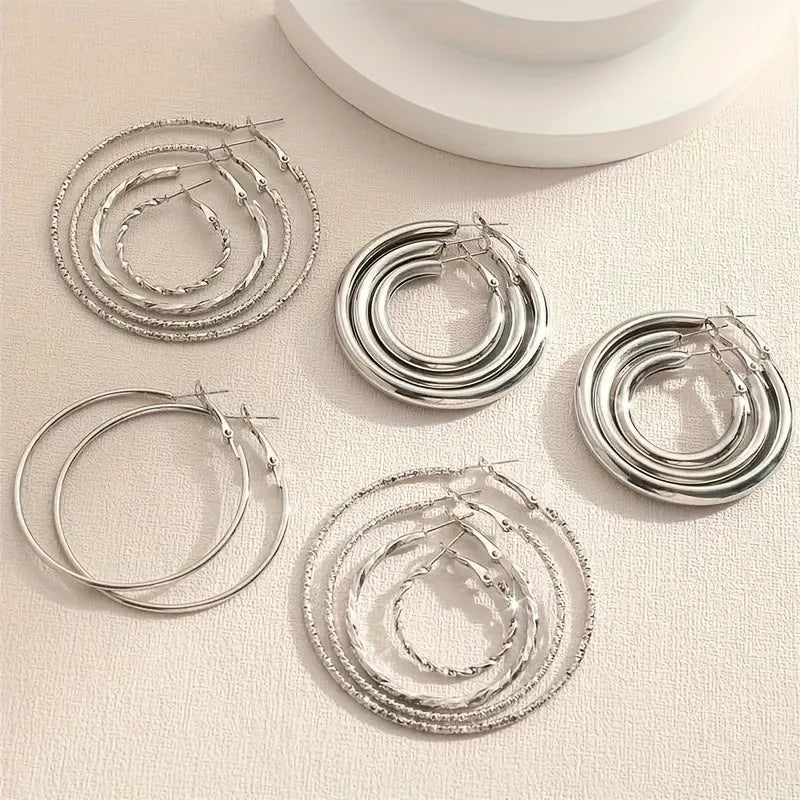 8pairs an eight-pair set of versatile dangle earrings. multiple styles for every occasion, perfect as a gift for her.