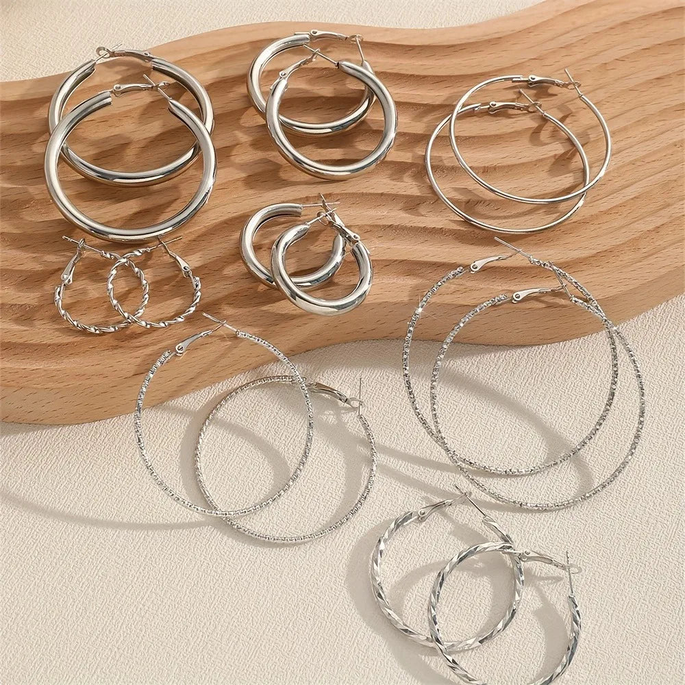 8pairs an eight-pair set of versatile dangle earrings. multiple styles for every occasion, perfect as a gift for her.
