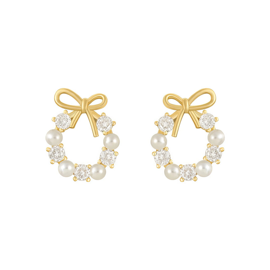Pearl Earrings in Gold