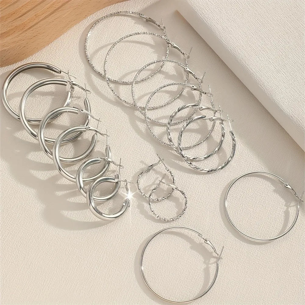 8pairs an eight-pair set of versatile dangle earrings. multiple styles for every occasion, perfect as a gift for her.