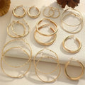 8 Pairs Stud Earrings: Hypoallergenic Dainty