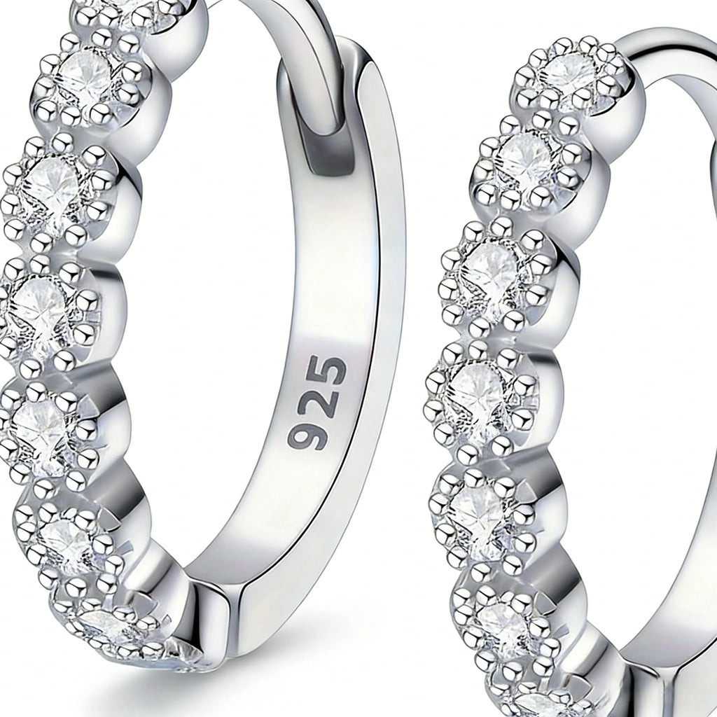 Mini Stud Earrings: Silver Design, Versatile