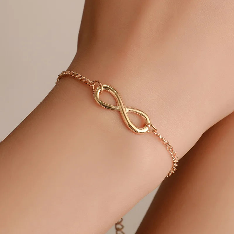 Vintage Charm Infinity Bracelets