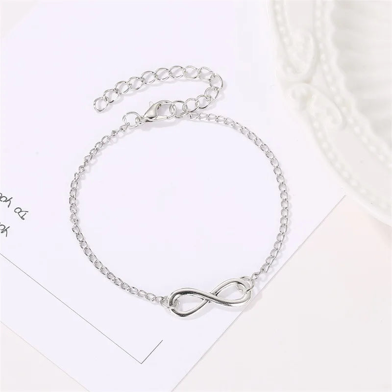 Vintage Charm Infinity Bracelets