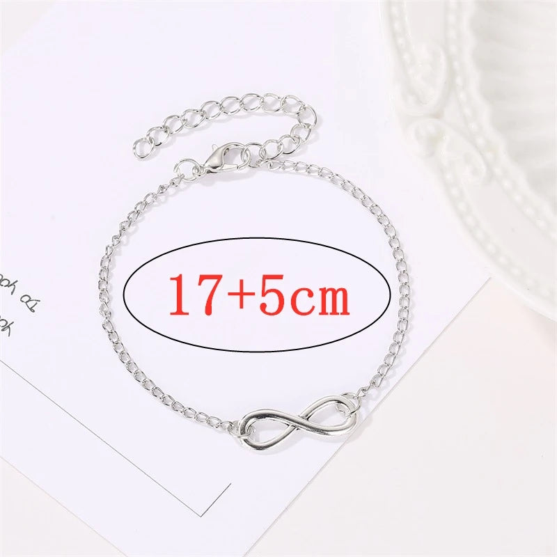 Vintage Charm Infinity Bracelets