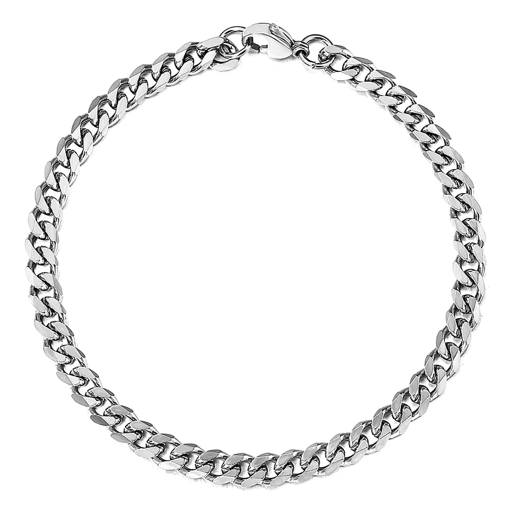 3-11MM Gold Color Stainless Steel Bracelets