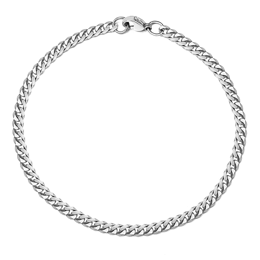 3-11MM Gold Color Stainless Steel Bracelets