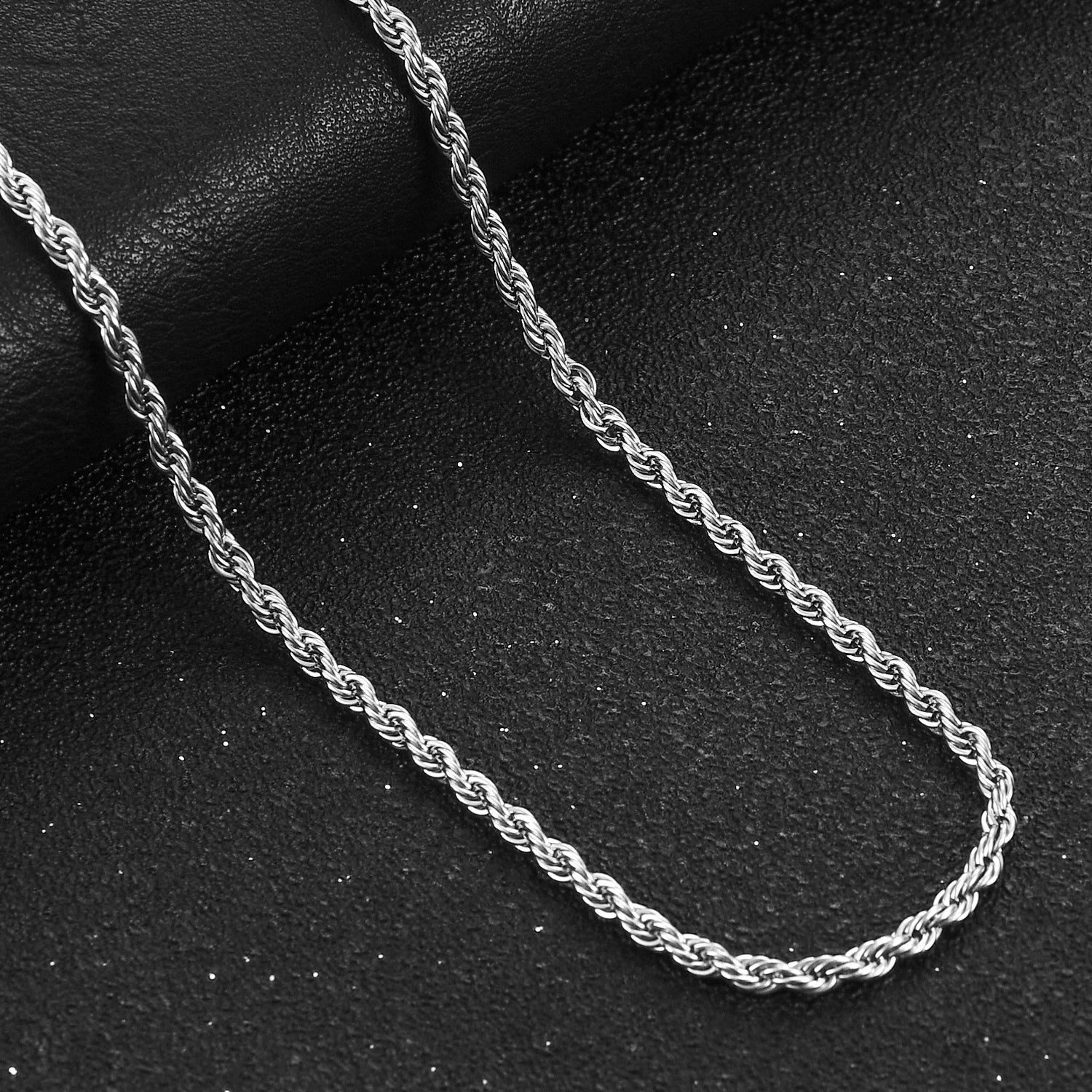 Stainless Steel  Rope Chain Necklace