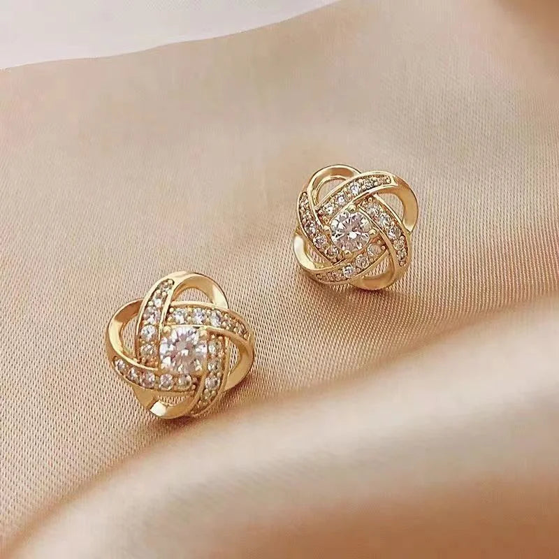 Zircon Stud Earrings