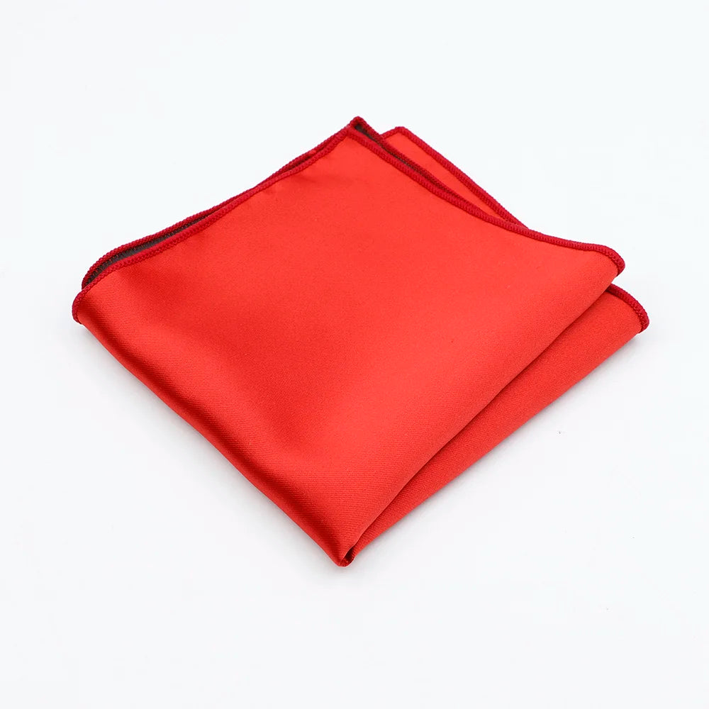 Solid Colors Handkerchief Scarves Vintage Silk
