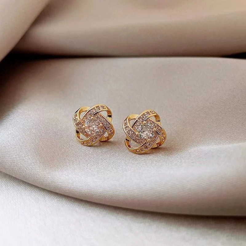 Zircon Stud Earrings
