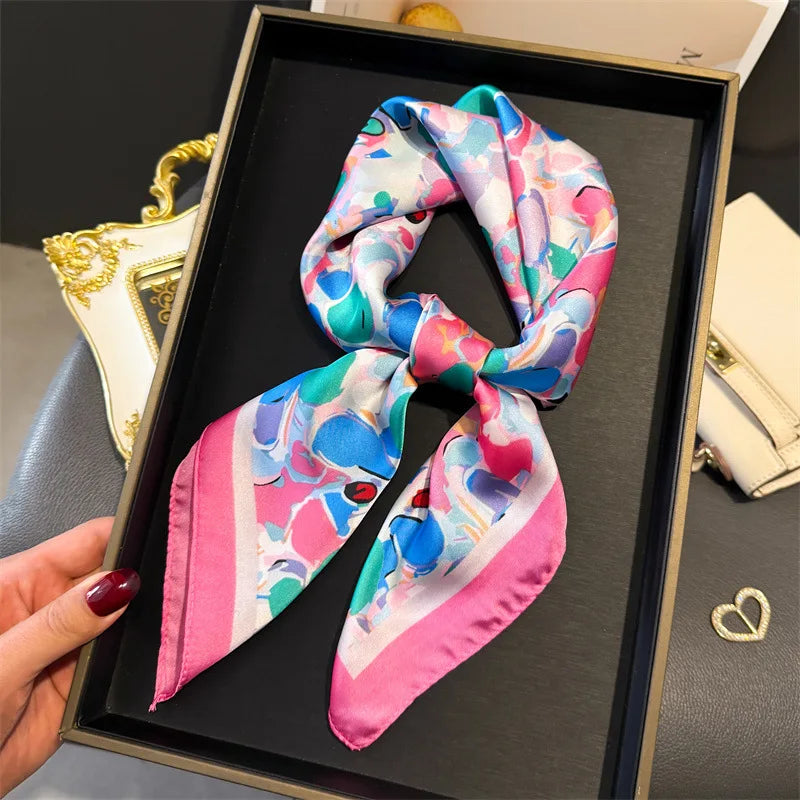 Bohemian Silk Square Scarf