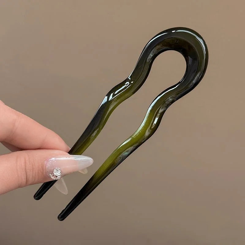 Acetate Acrylic  Geometric Hair Sticks