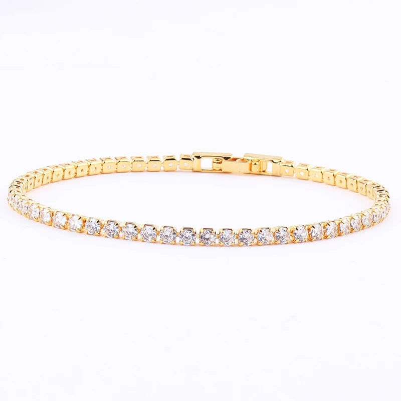 Rainbow Crystal Tennis Bracelets