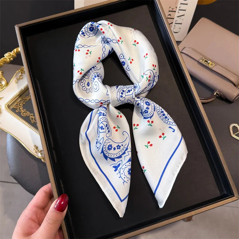 Bohemian Silk Square Scarf