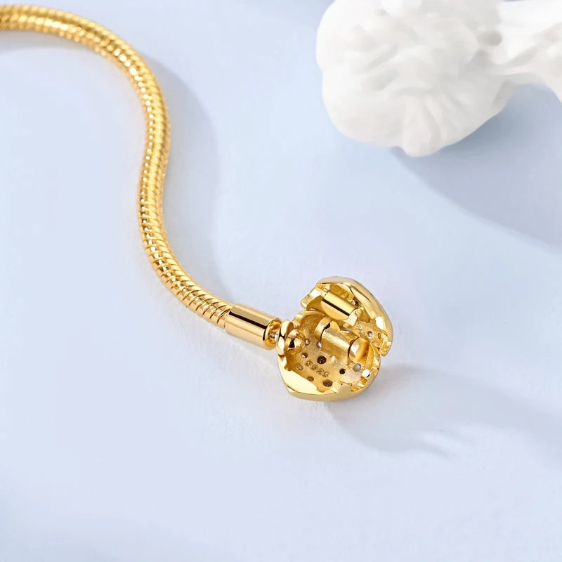 Sterling Silver Bracelets 17-20CM  Heart Shaped Bracelet