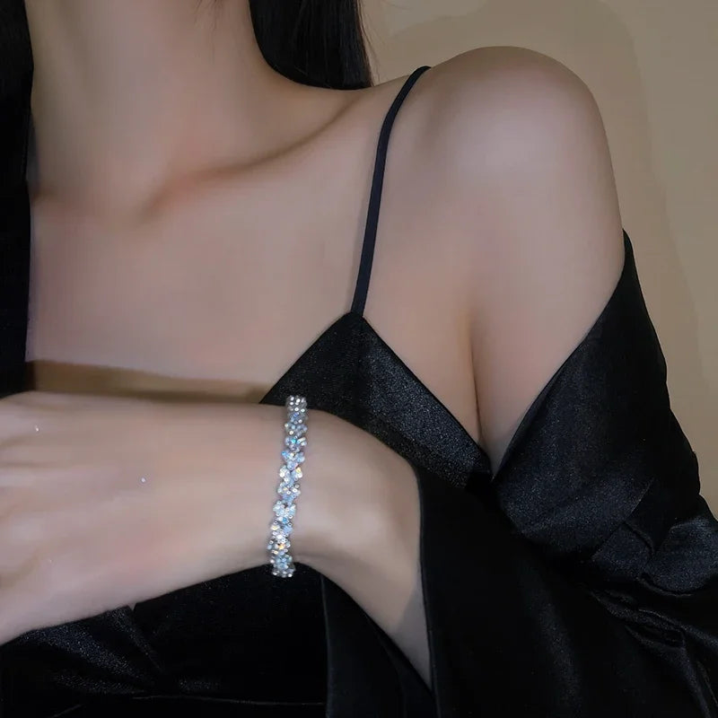 Cuban Chain Bracelets Set