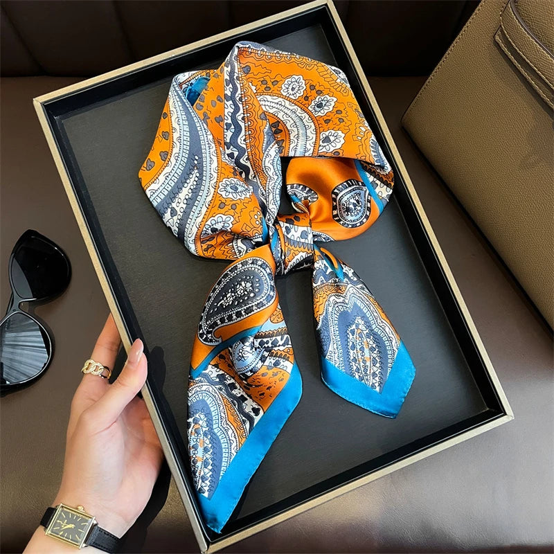 Bohemian Silk Square Scarf