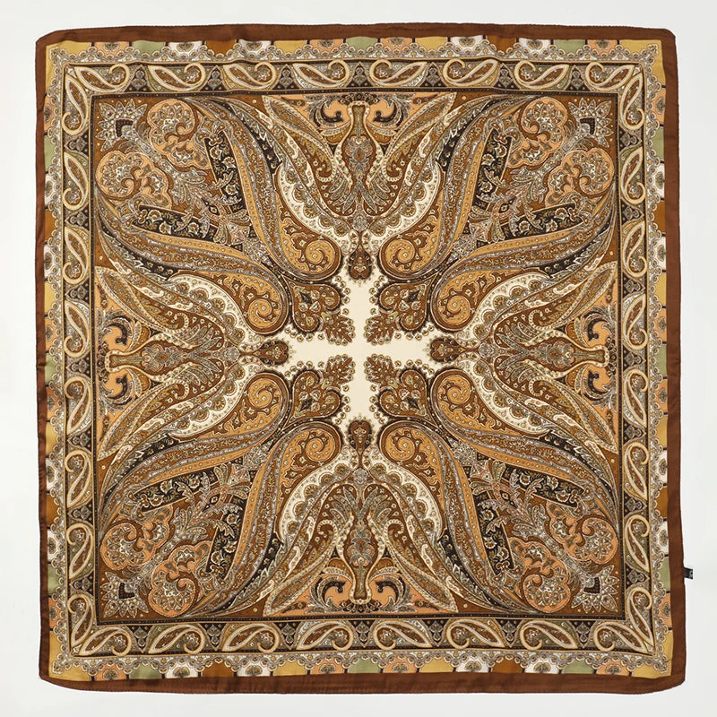Bohemian Silk Square Scarf