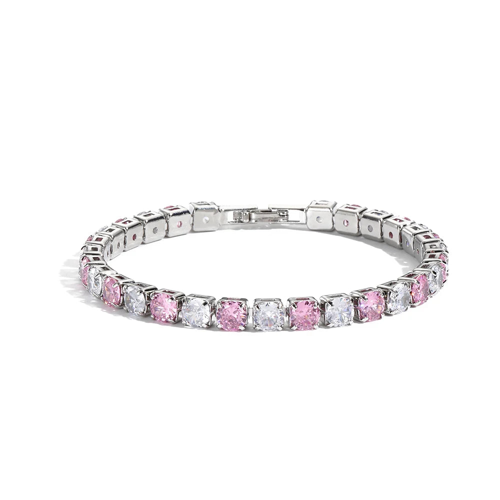 Rainbow Crystal Tennis Bracelets