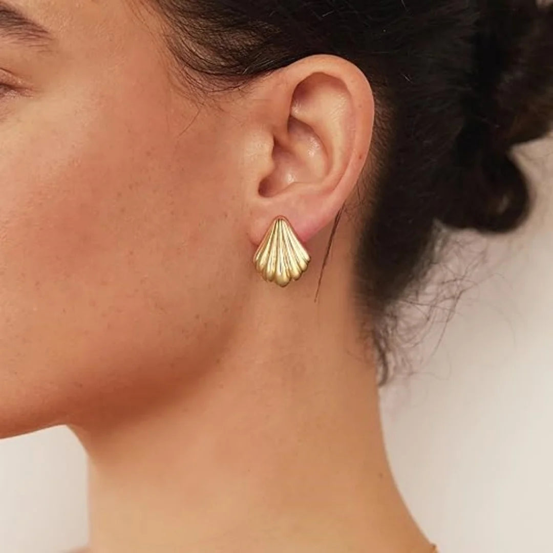 Gold Hoop Earrings Set 9 Pairs Hypoallergenic
