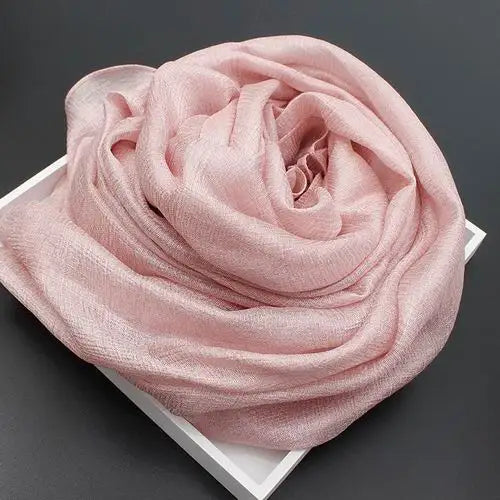 Linen Women Scarf pashmina shawl