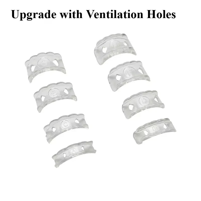 Ring Size Adjuster Soft Silicone 8-Piece Set Comfortable Non-Slip Jewelry Tool for Engagement Wedding Jewelry Making