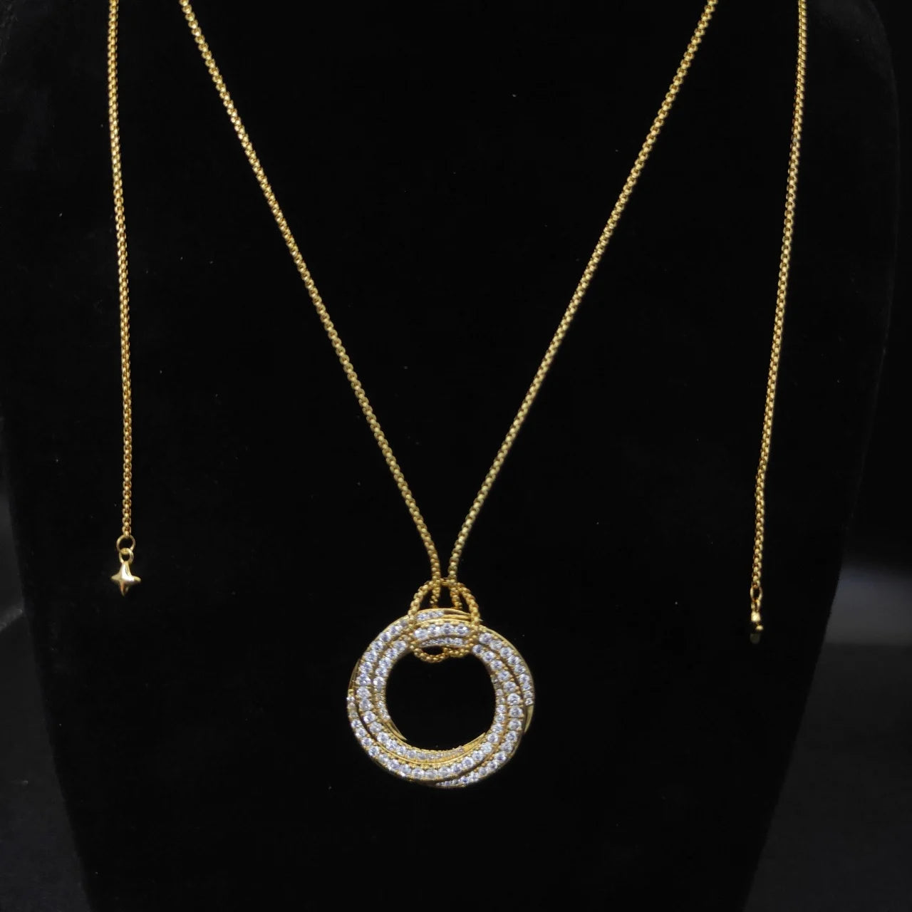 Fashion Retro Round Pendant Necklace