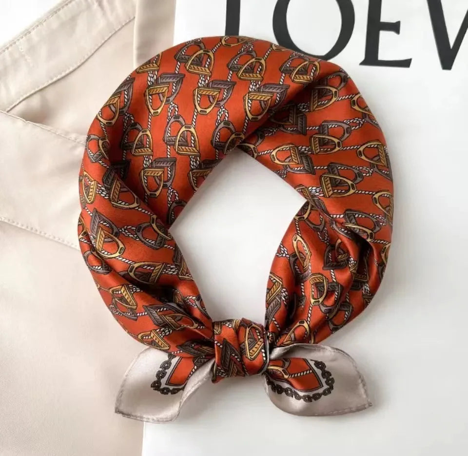 Houndstooth Printed Square Scarf