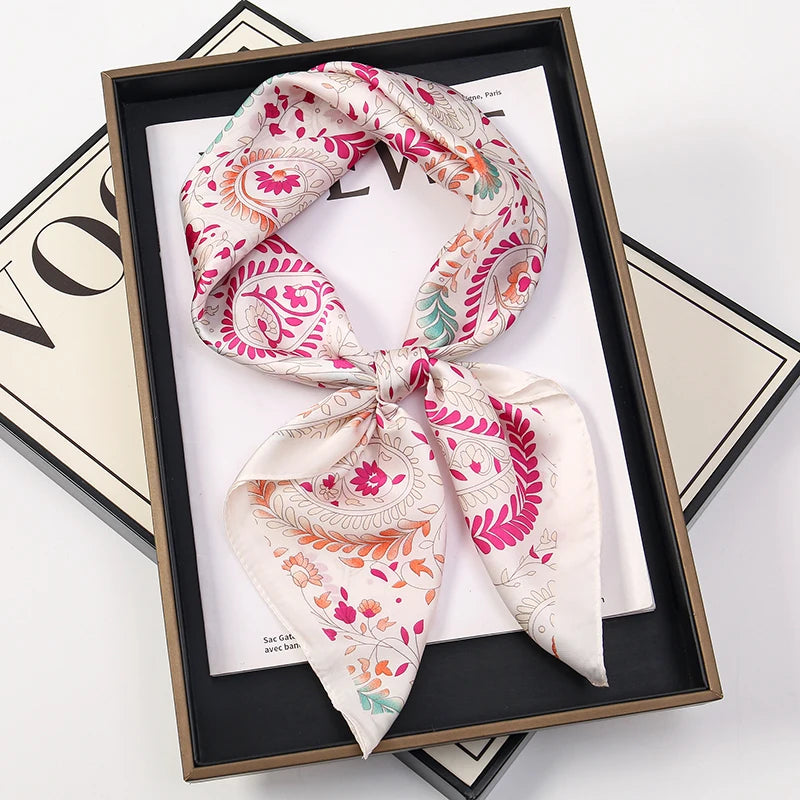 Bohemian Silk Square Scarf