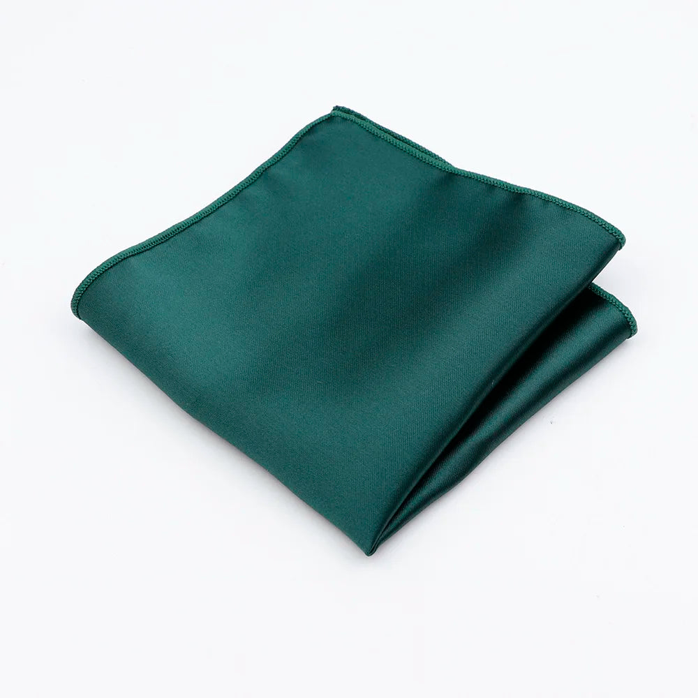 Solid Colors Handkerchief Scarves Vintage Silk