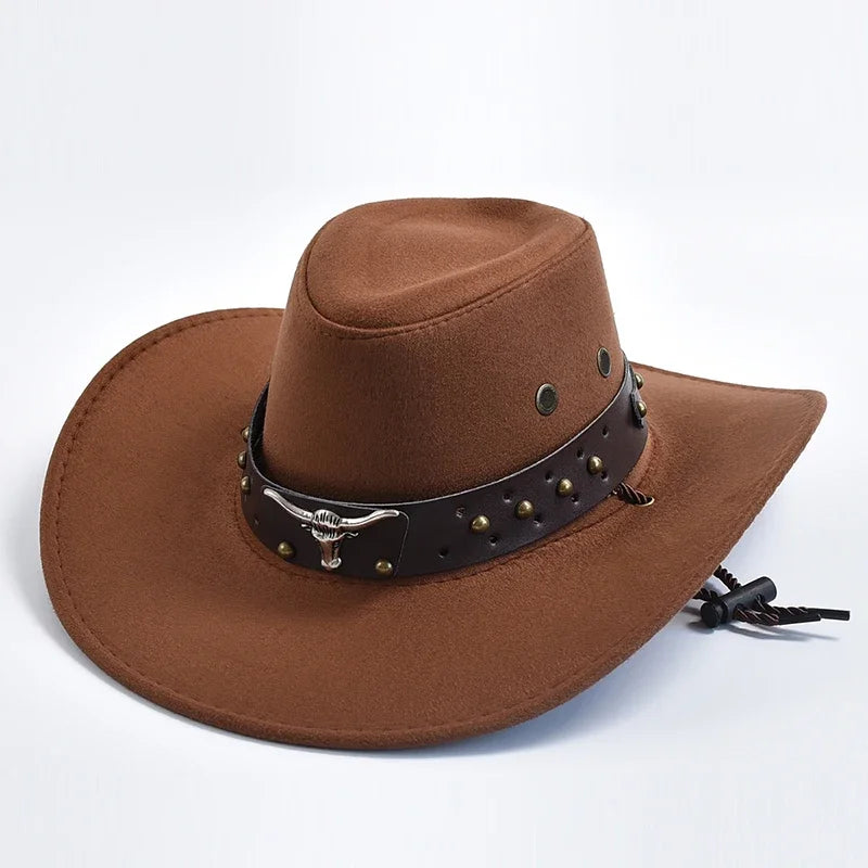 Artificial Suede Western Cowboy Hats