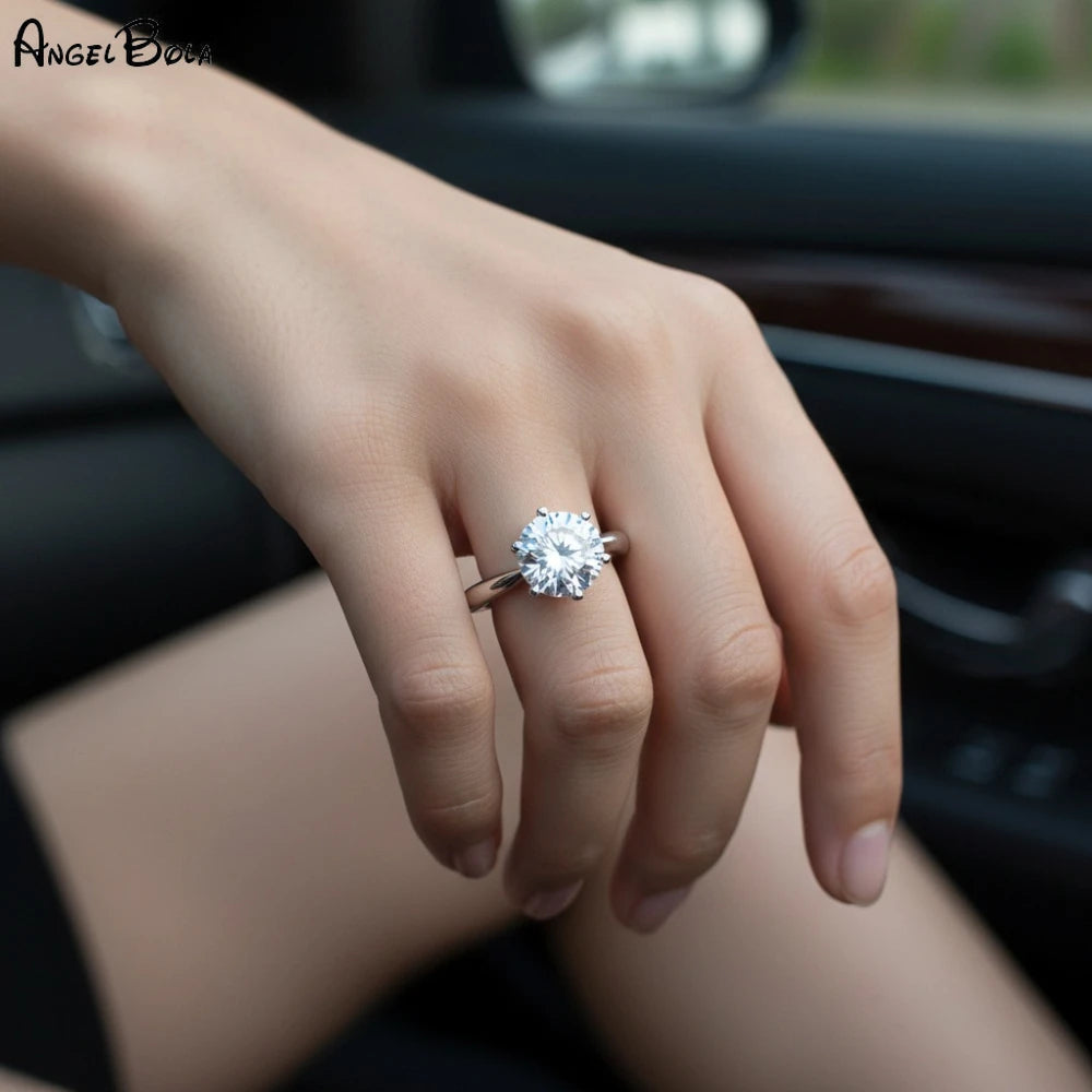 Moissanite  Ring S925 Sterling Silver