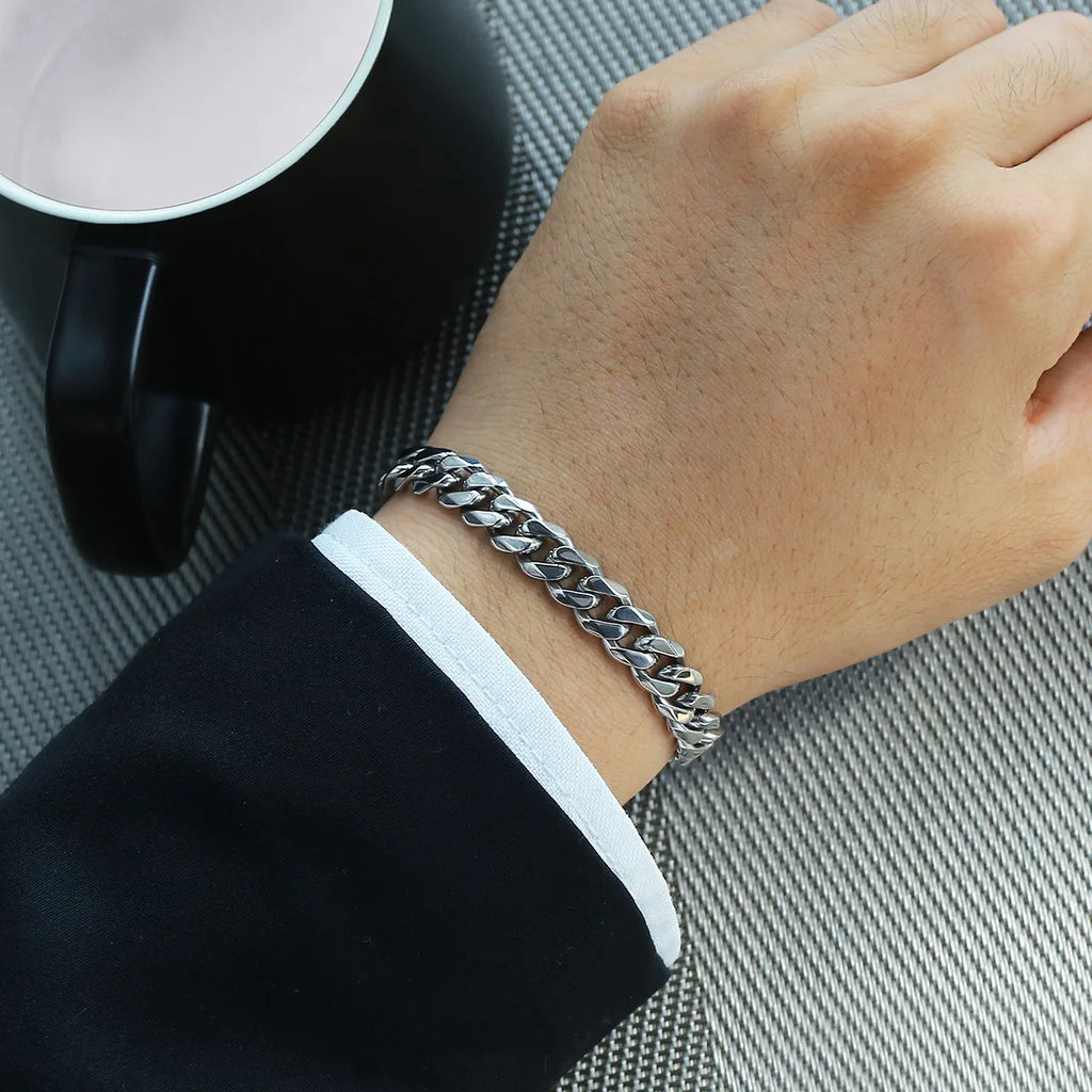 3-11MM Gold Color Stainless Steel Bracelets