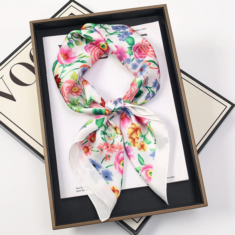Bohemian Silk Square Scarf