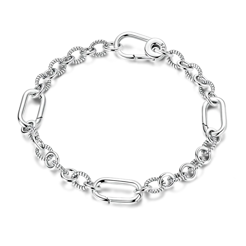 Sterling Silver Bracelets 17-20CM  Heart Shaped Bracelet