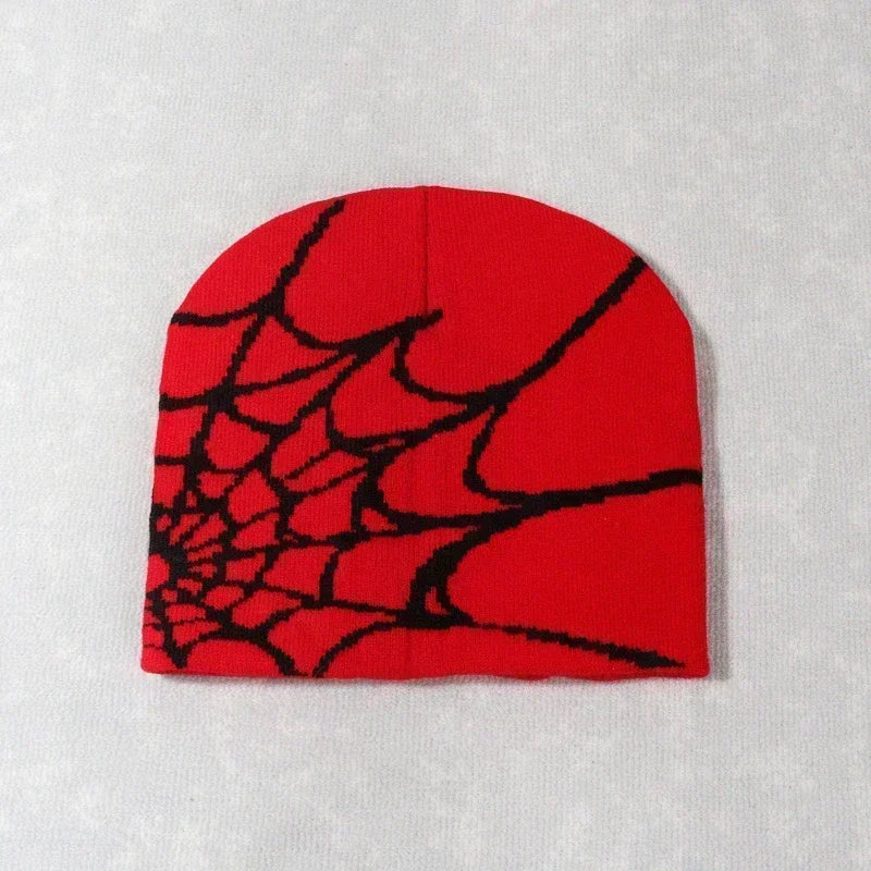 Spider Web Design Beanies