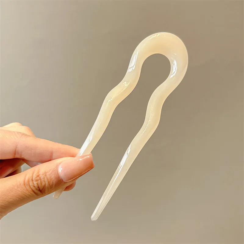 Acetate Acrylic  Geometric Hair Sticks