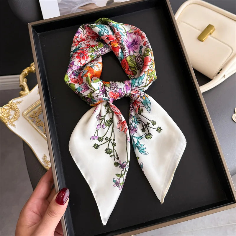 Bohemian Silk Square Scarf