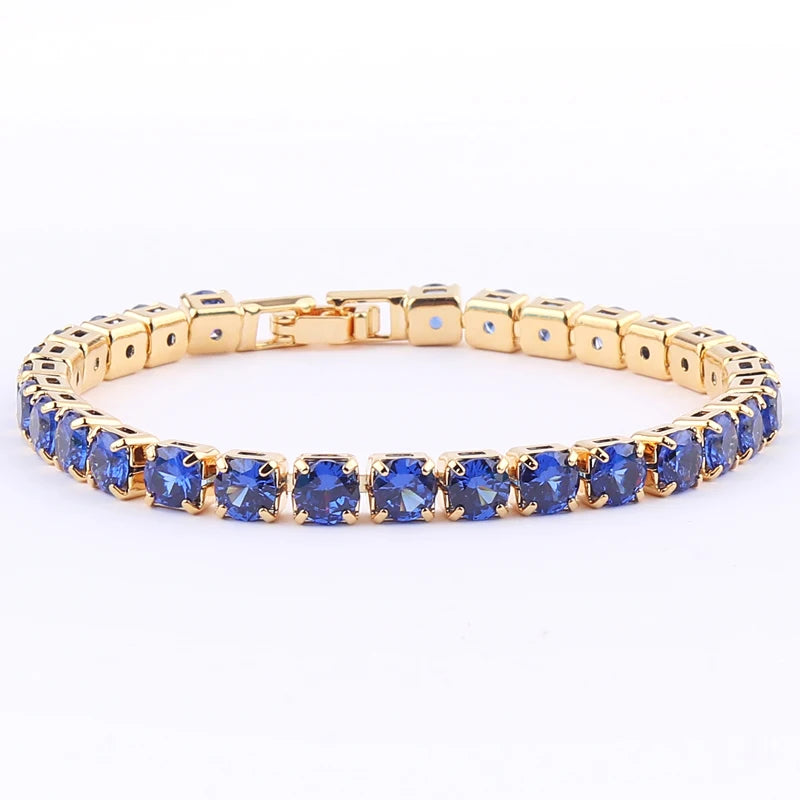 Rainbow Crystal Tennis Bracelets