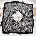 Houndstooth Printed Square Scarf