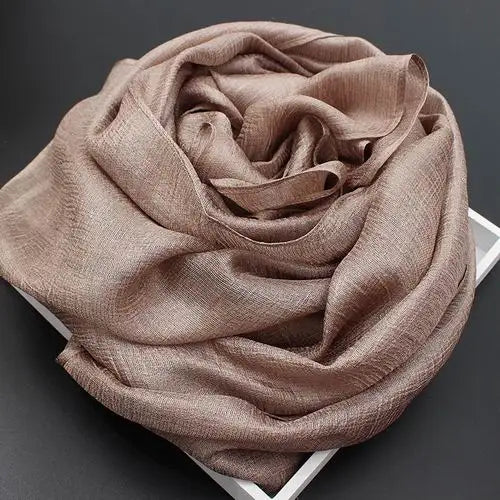 Linen Women Scarf pashmina shawl