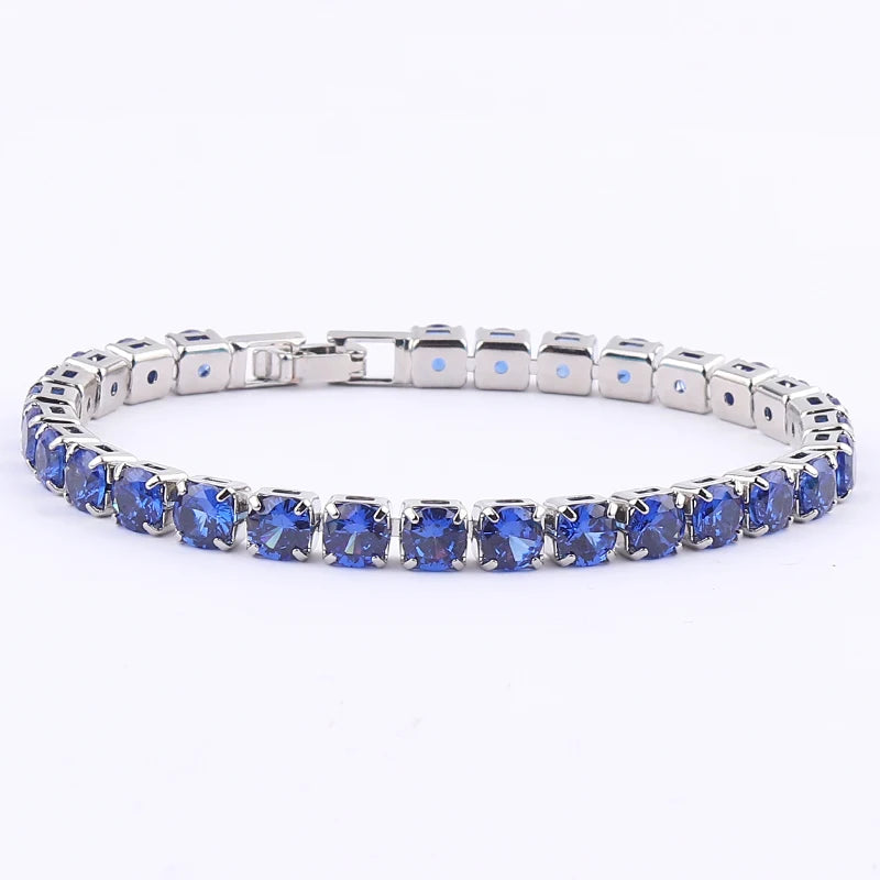Rainbow Crystal Tennis Bracelets