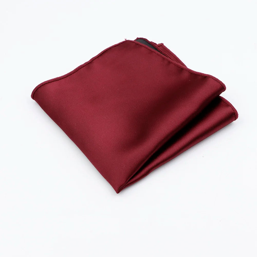 Solid Colors Handkerchief Scarves Vintage Silk