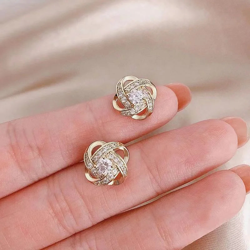 Zircon Stud Earrings