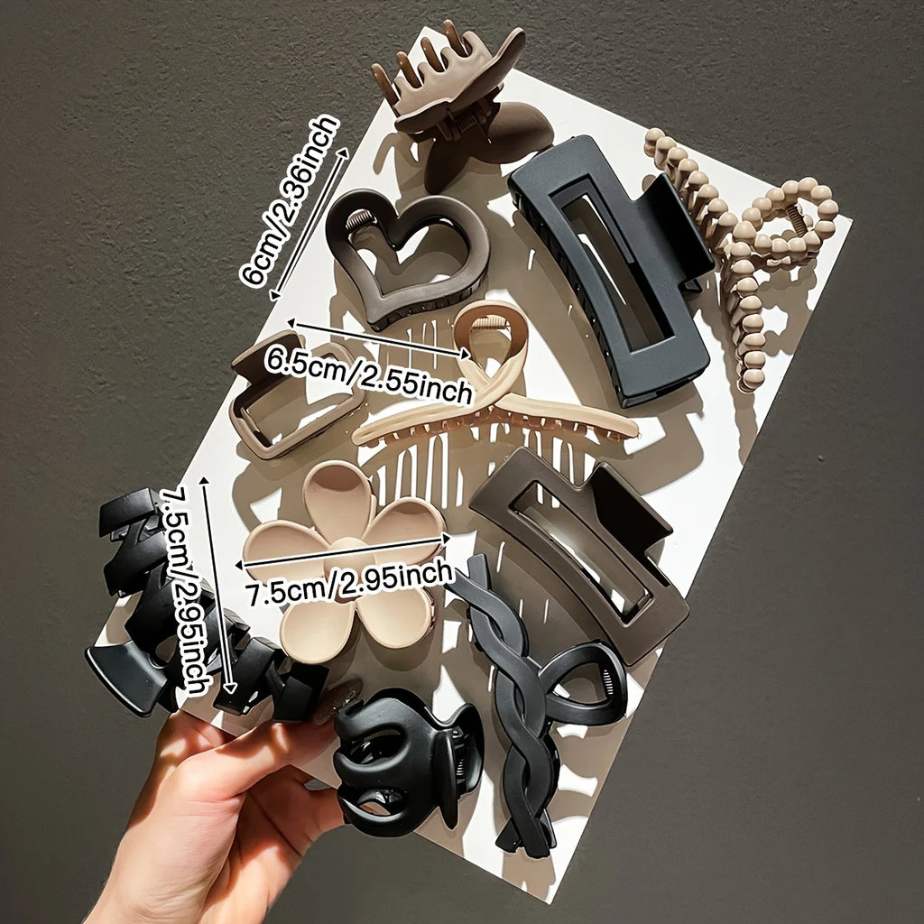 11pcs  Frosted Clip Set