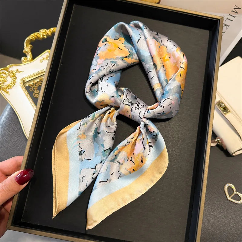 Bohemian Silk Square Scarf