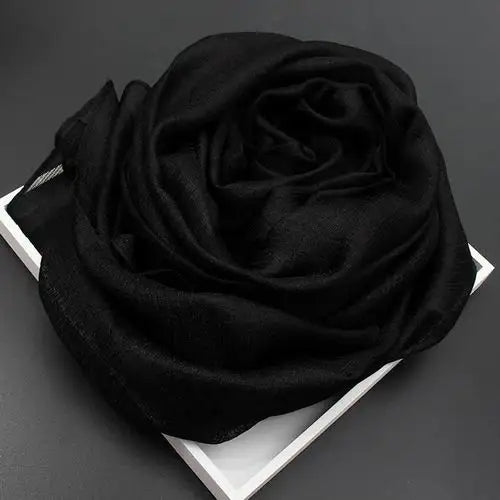 Linen Women Scarf pashmina shawl