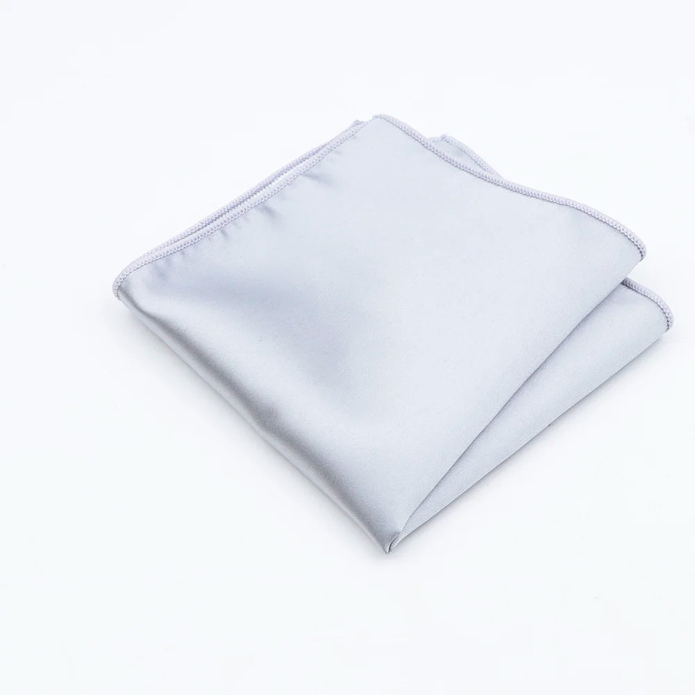 Solid Colors Handkerchief Scarves Vintage Silk