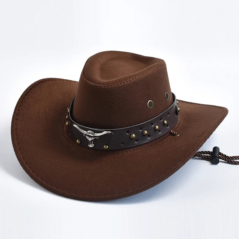 Artificial Suede Western Cowboy Hats